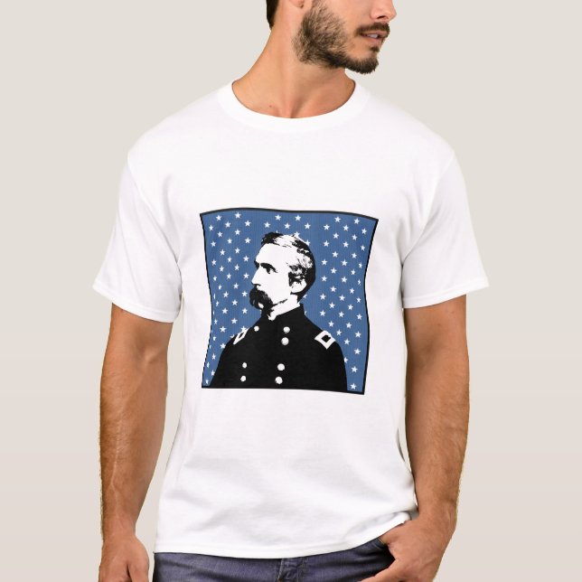General Chamberlain und MOH Flagge T-Shirt (Vorderseite)