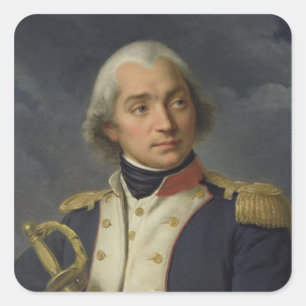 General Charles Pichegru Quadratischer Aufkleber