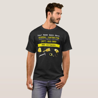 General Contractor HandyMan Do It All Template T-Shirt