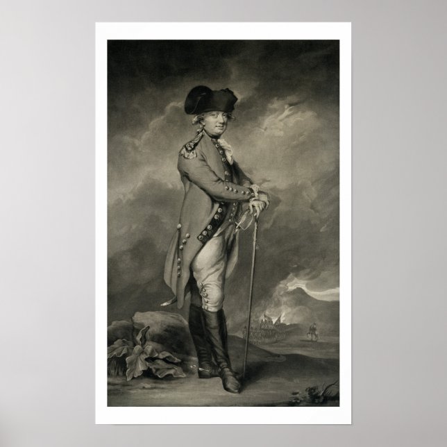 General Cornwallis (1738-1805) engraved by John Jo Poster (Vorne)
