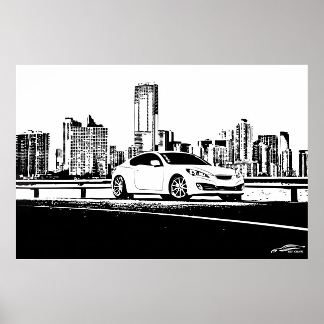 General Coupe City Scape Poster (Vorne)