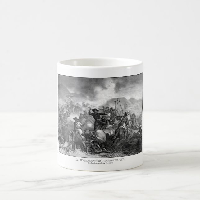 General Custers Death Struggle Tasse (Mittel)
