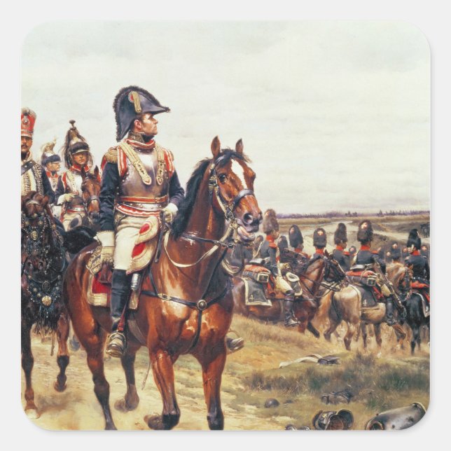 General des Ersten Reiches Quadratischer Aufkleber (Vorderseite)