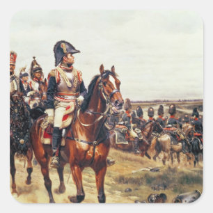 General des Ersten Reiches Quadratischer Aufkleber