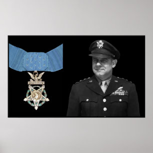 General Doolittle und die Ehrenmedaille Poster