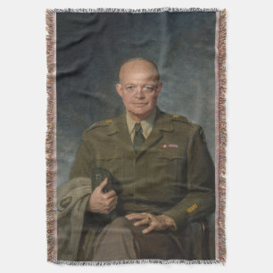 General Dwight Eisenhower 5-Sterne-Portrait Decke
