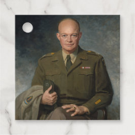 General Dwight Eisenhower 5-Sterne-Portrait Geschenkanhänger
