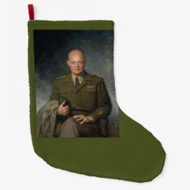 General Dwight Eisenhower 5-Sterne-Portrait Großer Weihnachtsstrumpf