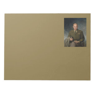 General Dwight Eisenhower 5-Sterne-Portrait Notizblock