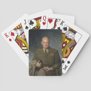 General Dwight Eisenhower 5-Sterne-Portrait Spielkarten