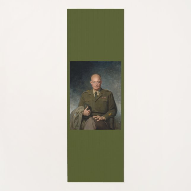 General Dwight Eisenhower 5-Sterne-Portrait Yogamatte (Vorderseite)