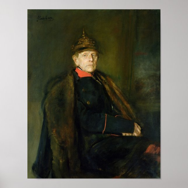 General Fieldmarshal Helmuth Graf von Moltke Poster (Vorne)
