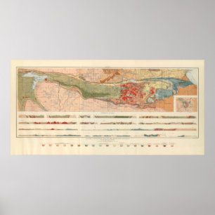 General Geological Map of the Marquette District Poster