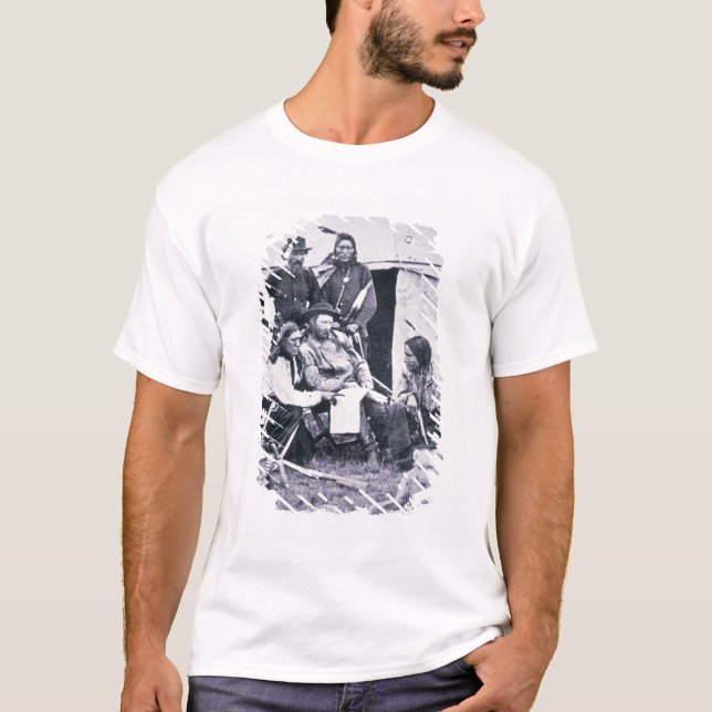 General George A. Custer (1839-76) mit seinem T-Shirt (Vorderseite)