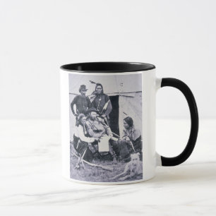 General George A. Custer (1839-76) mit seinem Tasse