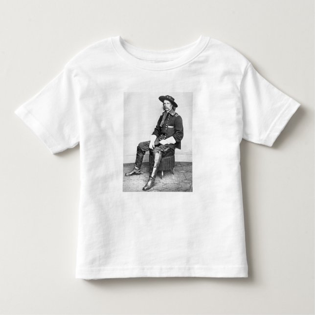General George A. Custer (b/w Foto) Kleinkind T-shirt (Vorderseite)