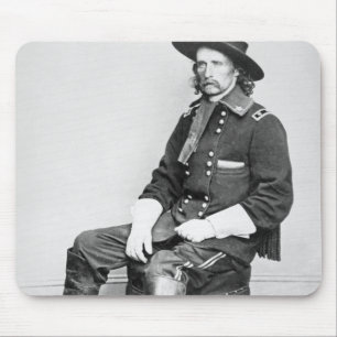 General George A. Custer (b/w Foto) Mousepad