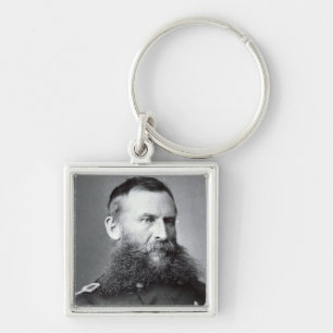 General George Crook (b/w Foto) Schlüsselanhänger