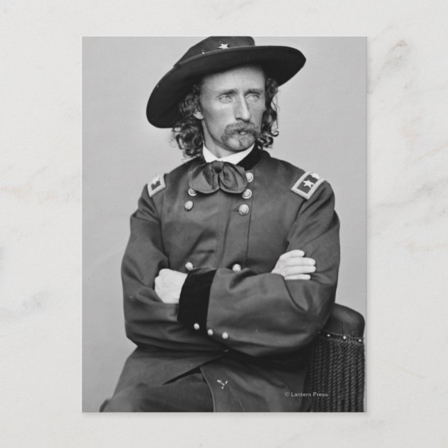 General George Custer 1 Postkarte (Vorderseite)