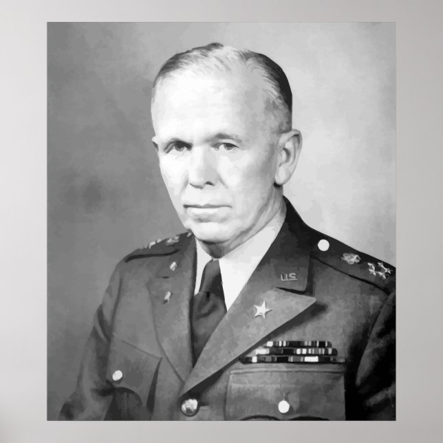 General George Marshall Poster (Vorne)