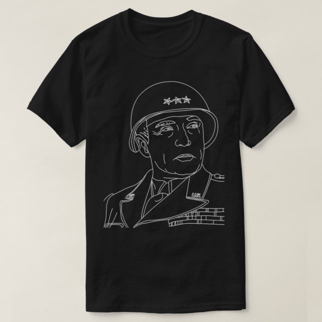 General George S T-Shirt (Design vorne)
