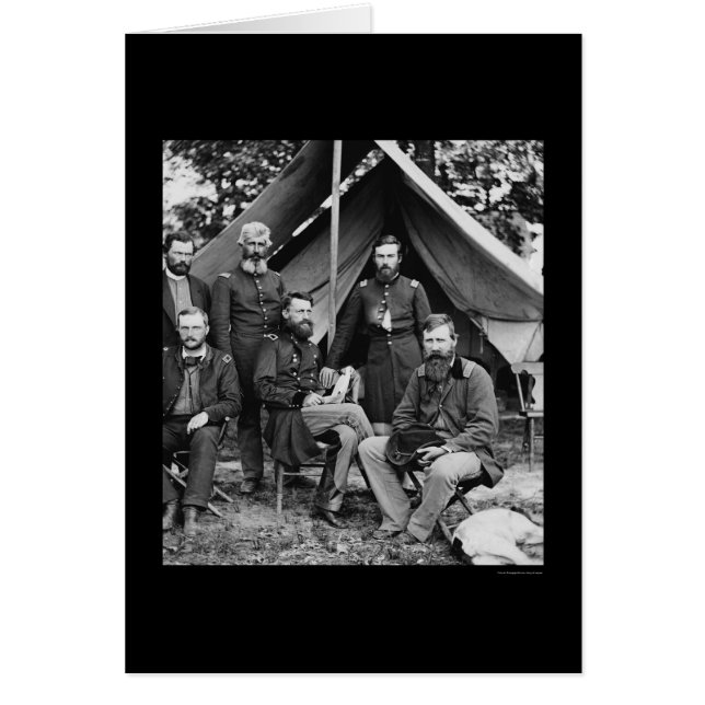 General George Stoneman & Staff auf der Messe Oaks (Vorne)