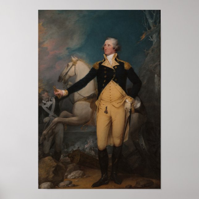 General George Washington bei Trenton Poster (Vorne)