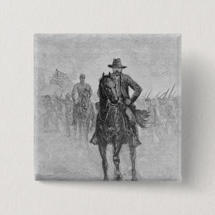 General Grant reconnoitering Button