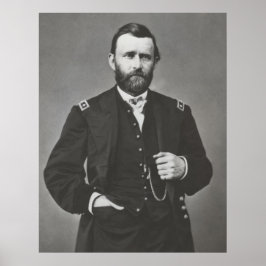 General Grant während des Zivilen Krieges Poster