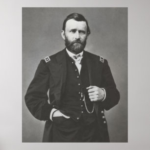 General Grant während des Zivilen Krieges Poster