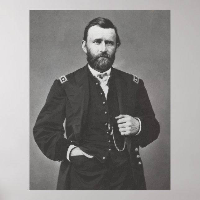 General Grant während des Zivilen Krieges Poster (Vorne)