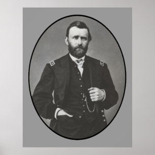 General Grant während des Zivilen Krieges Poster