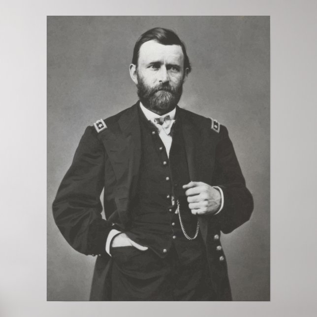 General Grant während des Zivilen Krieges Poster (Vorne)