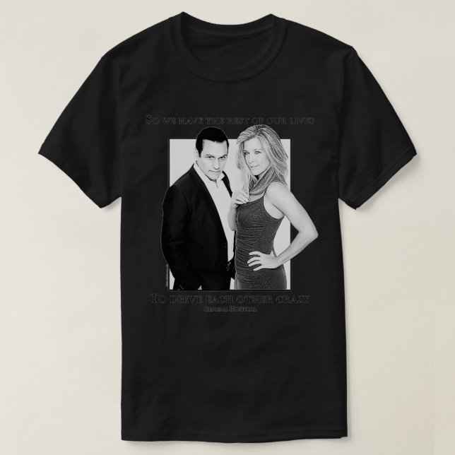 General Hospital Sonny und Carly T-Shirt (Design vorne)