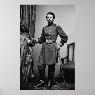 General James Jourdan - Ziviler Krieg Poster
