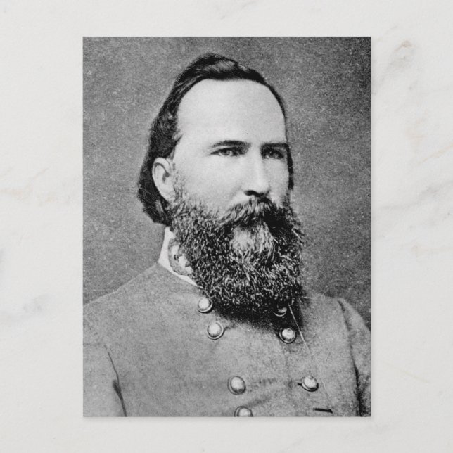General James Longstreet Postkarte (Vorderseite)
