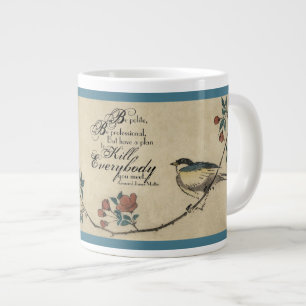 General James Mattis Zitat zum Blumenuntergrund Jumbo-Tasse