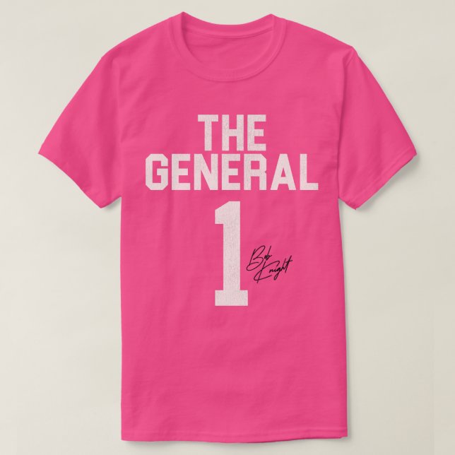 General Jersey Bobby Knight T-Shirt (Design vorne)