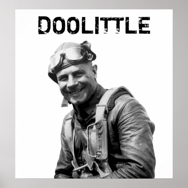 General Jimmy Doolittle — WW2 Hero Poster (Vorne)