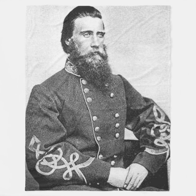 GENERAL JOHN BELL HOOD CSA FLEECEDECKE (Vorderseite)