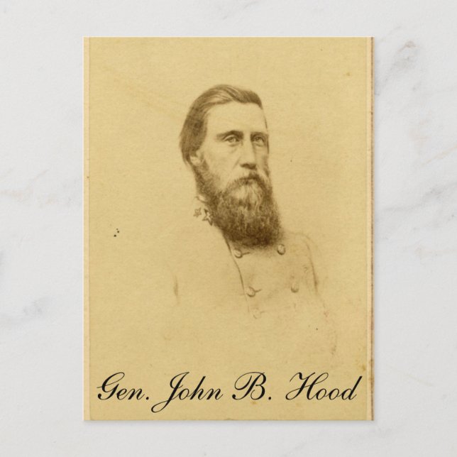General John Bell Hood Postkarte (Vorderseite)