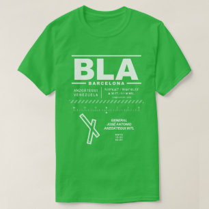 General José Antonio Anzoátegui Flughafen BLA T-Shirt