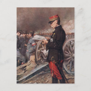 General Joseph Gallieni von Ferdinand Roybet Postkarte