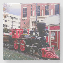 General Loco Marietta, Ga. Marmorstein-Untersetzer Steinuntersetzer