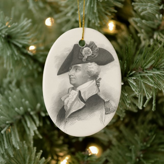 General Mad Anthony Wayne Keramik Ornament (Baum)