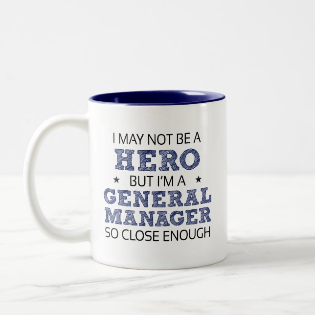 General Manager Novelty Zweifarbige Tasse (Links)