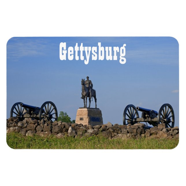 General Meade in Gettysburg Premium Magnet (Horizontal)