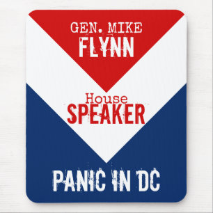 General Mike Flynn Lautsprecher der House Panik in Mousepad