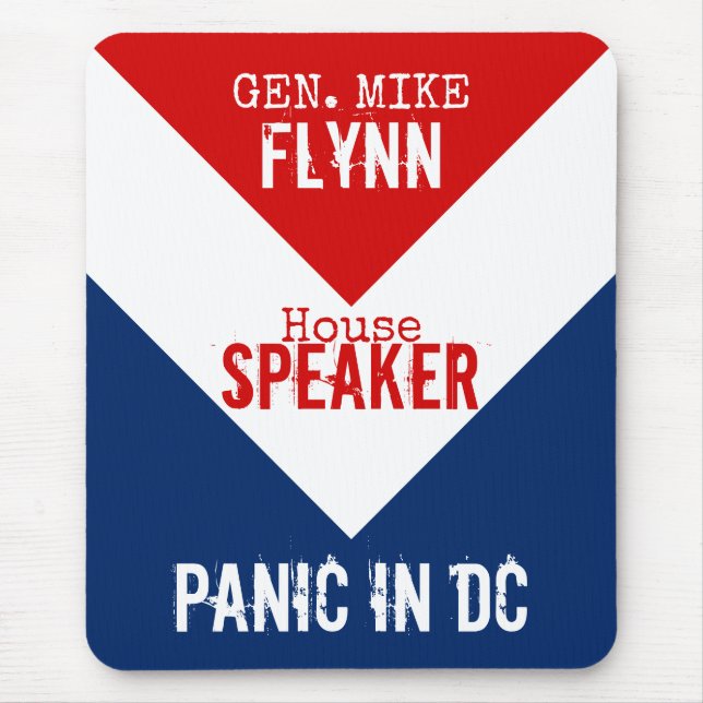 General Mike Flynn Lautsprecher der House Panik in Mousepad (Vorne)