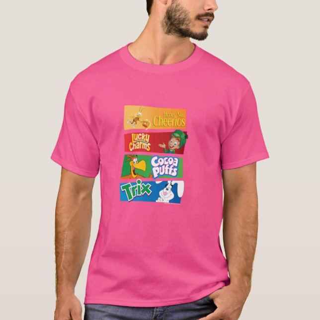 General Mills Multi-Franchise Frühstück Cereal Pan T-Shirt (Vorderseite)